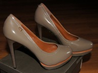 VICES buty czółenka szpilki lakierki platforma 38 39 25cm