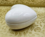 Stara szkatułka z porcelany SERCE Włochy - Este Ceramiche Porcellane Italy