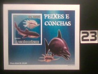 Ryby i muszle , Wyspy Św. Tomasza i Książęca , MNH cięty