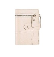 Minimalistyczny portfel damski zapinany na zamek