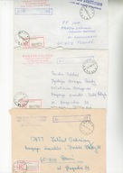 "R"Granowo-trzy koperty polecone