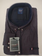 KOSZULA MĘSKA ELEGANCKA SLIM FIT CZARNA VISCONTI 43/44 r. XL nr 642B