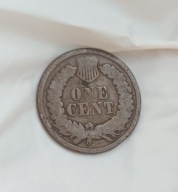USA - 1 CENT 1865 - INDIANIN - Indian Head - rzadka