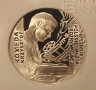 10 ZŁ ZŁOTYCH 2010 KRZYSZTOF KOMEDA GCN PR70 - MAXXX NOTA + FOLDER NBP