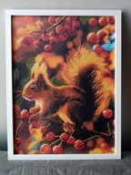 Wiewiórka - Haft Diamentowy