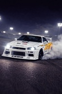 Model 1:18 Nissan Skyline GT-R34 Liberty Walk