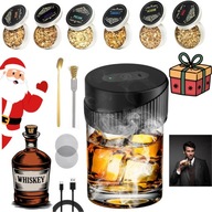 LOMUG Elektryczny smoker do whisky i koktajli – GŁĘBOKI AROMAT BEZ WYSIŁKU