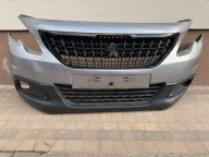 PEUGEOT 2008 I LIFT GT ZDERZAK PRZOD CZARNY CHROM 16-19