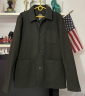 Iw KURTKA COMMON PEOPLE CIEMNOZIELONA WEŁNA