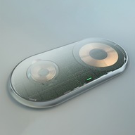 Choetech ładowarka Qi 2w1 + adapter sieciowy USB-A