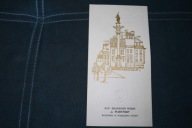 CZYSTY KARNET BAU- MASCHINE WERKE ,, L. WARYŃSKI ''