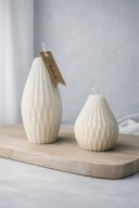 Świeca sojowa zestaw 2szt Axis nowoczesne świece prezent |noya