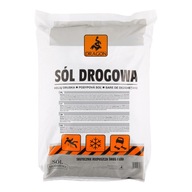 Sól drogowa 20 kg z antyzbrylaczem Odmrażacz do Lodu Śniegu chlorek sodu