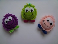 Zawieszka KOLOROWY POTWOREK z filcu A6 B*