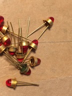 Dioda LED czerwona, metalowa