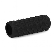 PowerRoll Roller do masażu mięśni 3D – twardy wałek 30 cm, czarny