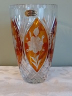 DUŻY WAZON KRYSZTAŁOWY Huta szkła ,,JULIA ''