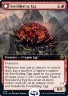 MTG Smoldering Egg // Ashmouth Dragon Rare XMID