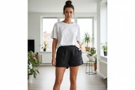 Czarne szorty spodenki dresowe gumka wygodne basic rozmiar S Vero Moda