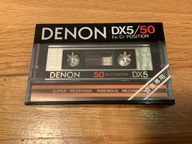 DENON DX5 50 1981 Japan, tzw. Żelazo-chrom nowa w folii, RZADKOŚĆ