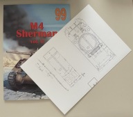 M4 Sherman vol. II - Militaria nr 99 - Wojciech Gawrych + schematy
