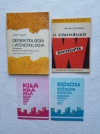 4x DERMATOLOGIA WENEROLOGIA O CHOROBACH WENERYCZNYCH KIŁA /MEDYCYNA ZDROWIE
