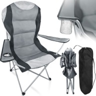 Krzesło turystyczne składane wędkarskie kempingowe z uchwytem