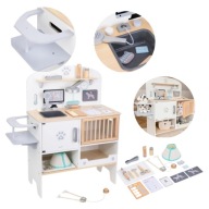 ZABAWKA EDUKACYJNA SZPITAL LECZNICA DREWNIANA DLA ZWIERZĄT WETERYNARZ