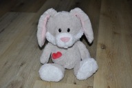 pluszak maskotka świetny królik zając z serduszkeim NICI