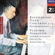 Rachmaninov: Koncerty fortepianowe 1-4 (2CDs) - Ashkenazy - Decca