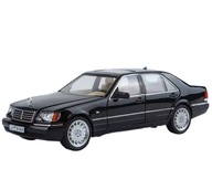 Samochód Mercedes-Benz W140 320SEL 1:24 czarny model limuzyna