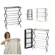 SUSZARKA NA PRANIE WOLNOSTOJĄCA SKŁADANA STALOWA BALKONOWA DO UBRAŃ