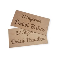 Tabliczka do sesji Dzień Babci dziadka Rekwizyt do zdjęć 30x15 Twój tekst !