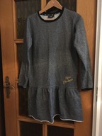 SUKIENKA FEMI PLEASURE (M) SZARA FALBANA COTT DRES