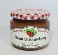 Dżem truskawkowy domowy BEZ DODATKU CUKRU 300 gram