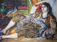 Kobieta z Algieru - W.Kowal - wg Renoira