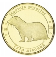 Ukraina - 1 złotnik Tchórz zwyczajny (2020)