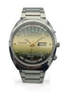 DUŻY MĘSKI STALOWY ZEGAREK ORIENT KRÓLEWSKI AUTOMATIC LATA 70-TE - IDEAŁ