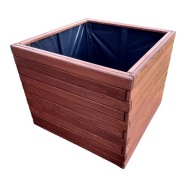 Doniczka ogrodowa drewniana duża 40x40x52