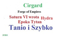 Forge of Empires FOE Tytan Wrota Hydra Cigard