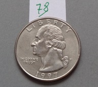 1/4 DOLARA - QUARTER DOLLAR z 1997 roku lit P