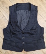 Czarna bawełniana kamizelka Karolina S