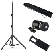 statyw studyjny oświetleniowy selfie vlog