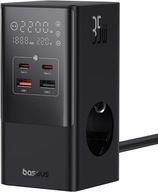 Baseus GaN5 listwa zasilająca 35W 2x USB-C + 2x USB-A