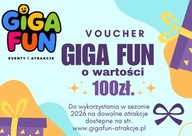 Voucher na dmuchane zamki od Giga Fun | #6361 Sztab Węgorzyno