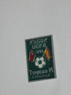 TORPEDO MOSKWA - SEVILLA Puchar UEFA 1990 odznaka