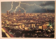 LOS ANGELES - USA, LIGHTNING OVER LOS ANGELES - USA