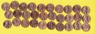 USA ZESTAW 1 CENT - 30 szt. monet