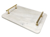 Deska marmurowa do serwowania z uchwytami taca do serów kuchnia