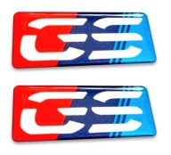 Emblemat GS naklejka 3D Odblask 5x2cm BMW GS850 GS1100 GS1200 GS1250